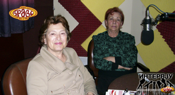Славица Ламбаша и Љубица Кузмановска во Радио Браво